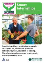 OE Smart Internships Easy Read A5 Leaflet 2024