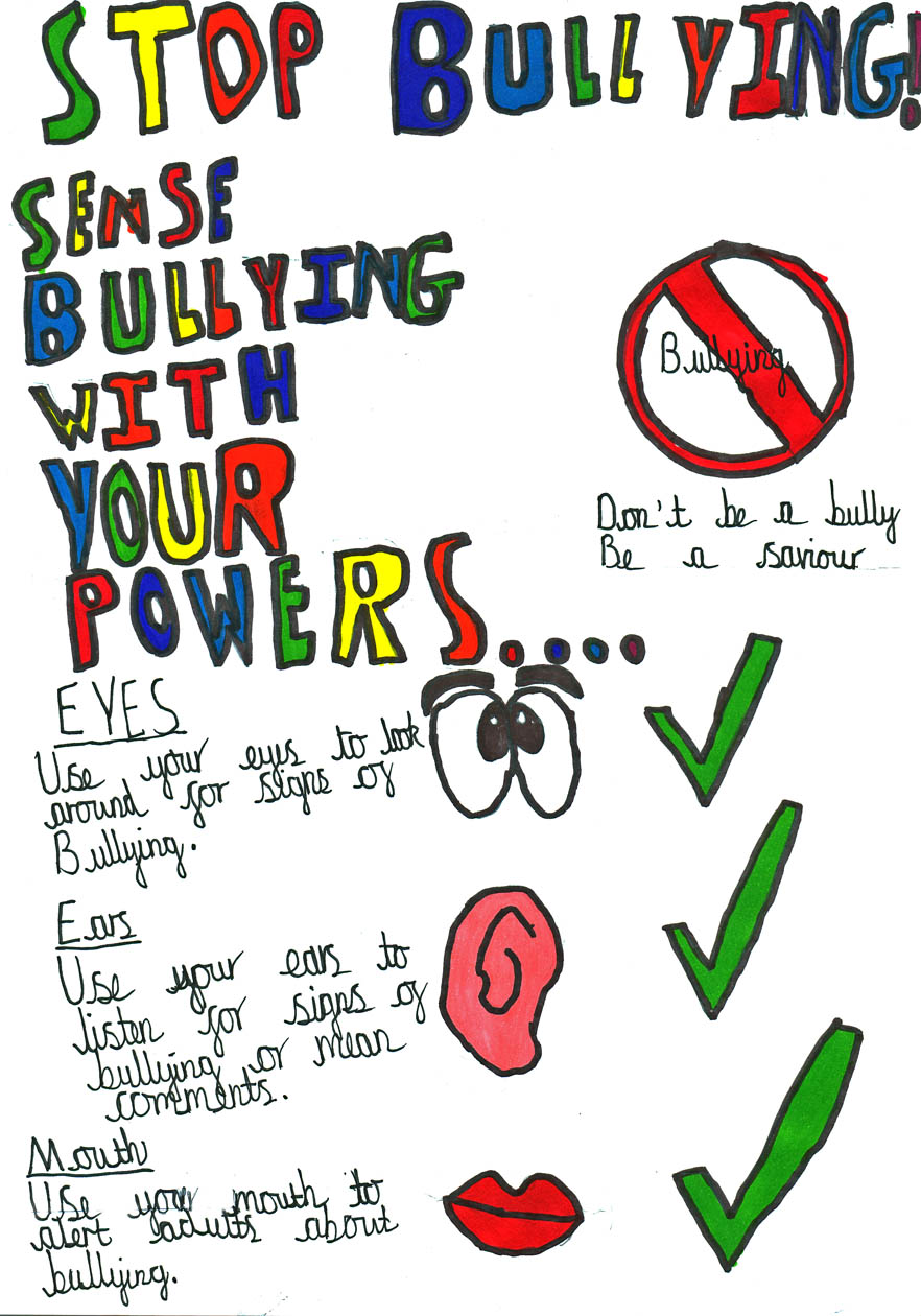 Stop Bullying Poster Examples - IMAGESEE