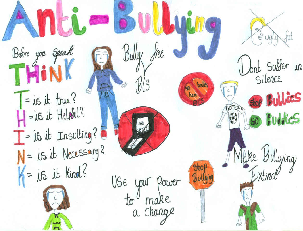 Bullying Poster Making Ideas Esta uma cole o de tr s p steres que ...