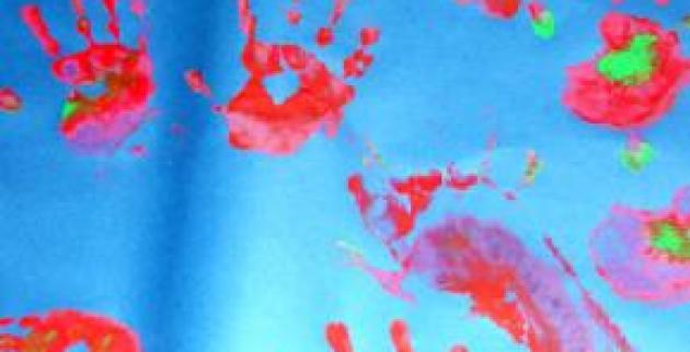 Red hands