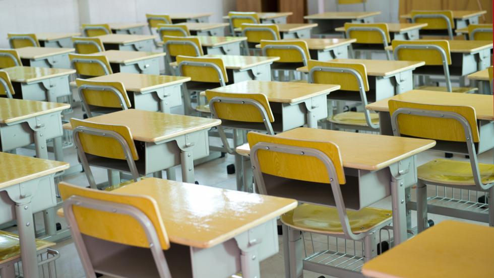 Desks and chairs