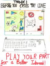 E-Safety poster by Kasper from St Thomas More